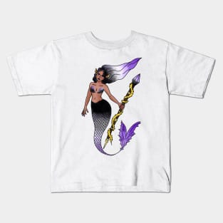 Ace Pride WItchy Mermaid Kids T-Shirt